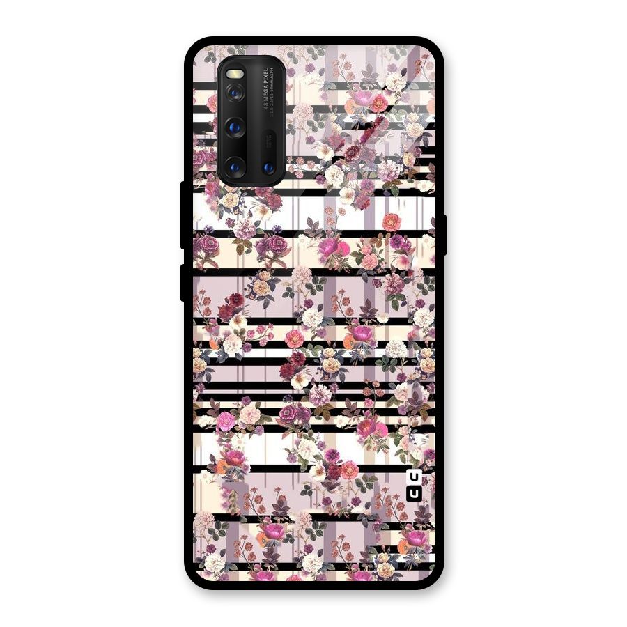 Beauty In Floral Glass Back Case for Vivo iQOO 3