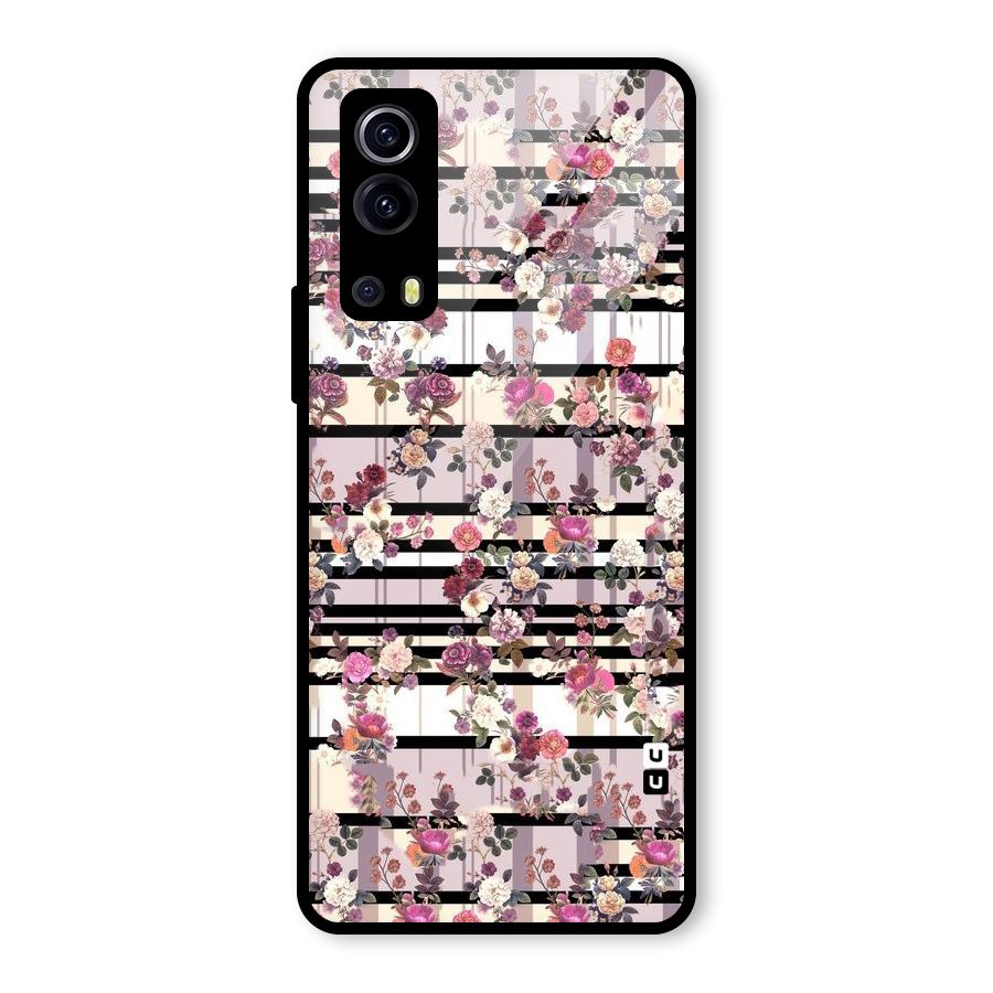 Beauty In Floral Glass Back Case for Vivo iQOO Z3