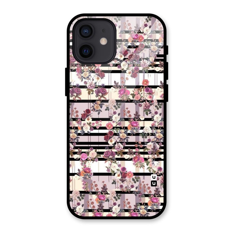 Beauty In Floral Glass Back Case for iPhone 12