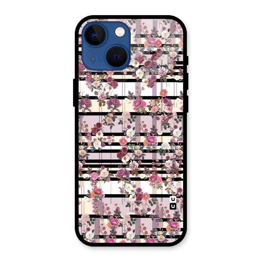 Beauty In Floral Glass Back Case for iPhone 13 Mini