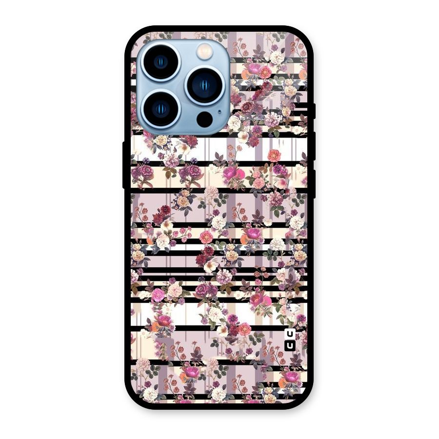 Beauty In Floral Glass Back Case for iPhone 13 Pro