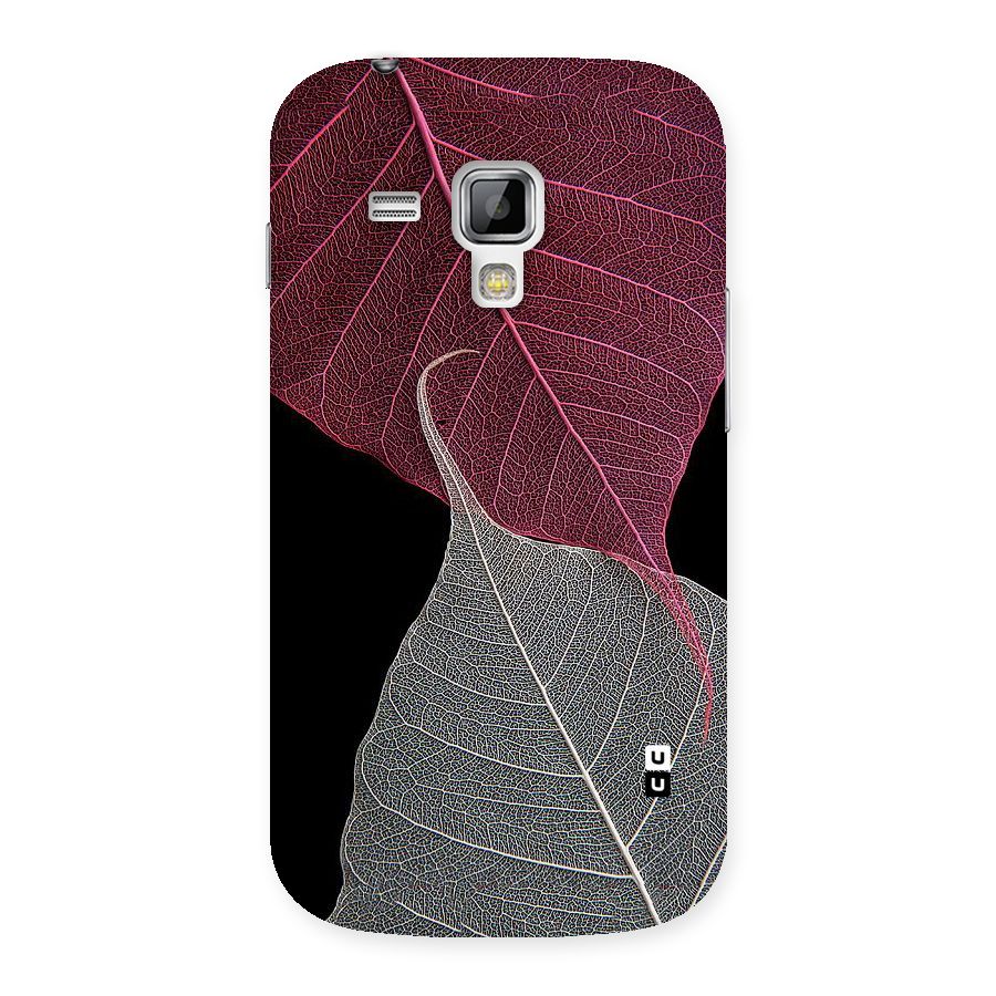 Beauty Leaf Back Case for Galaxy S Duos