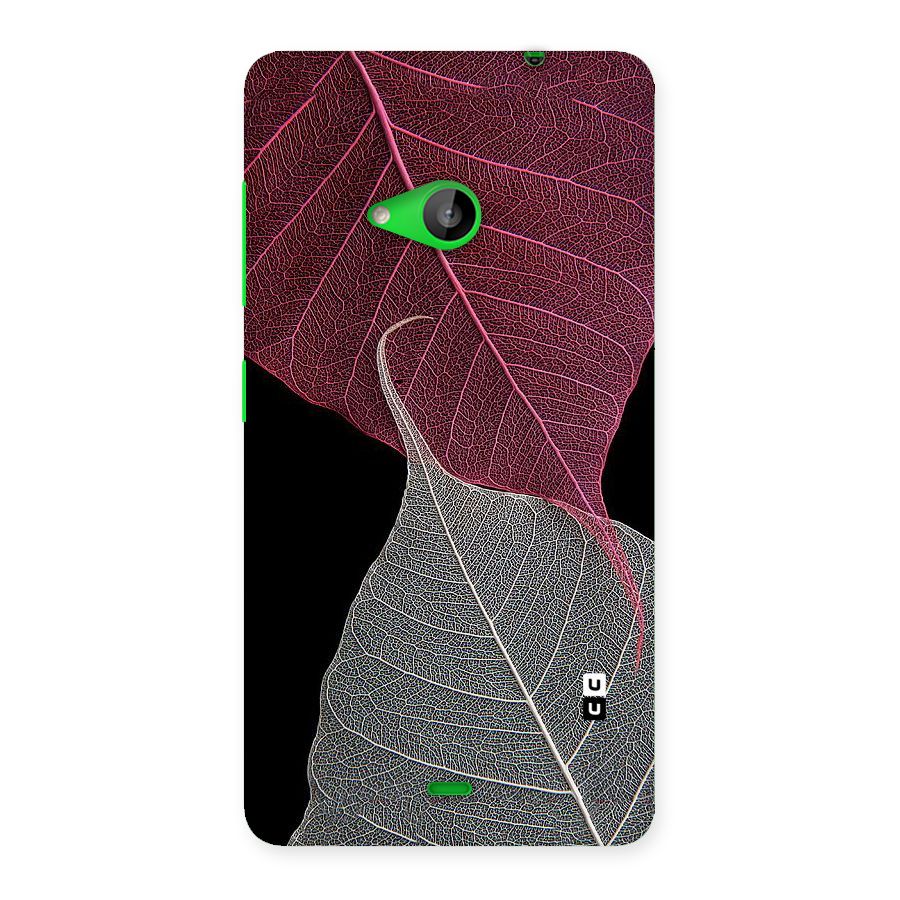 Beauty Leaf Back Case for Lumia 535