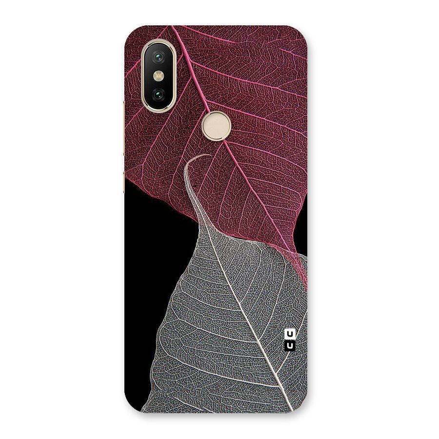 Beauty Leaf Back Case for Mi A2