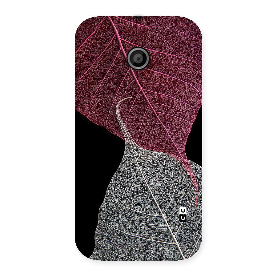 Beauty Leaf Back Case for Moto E