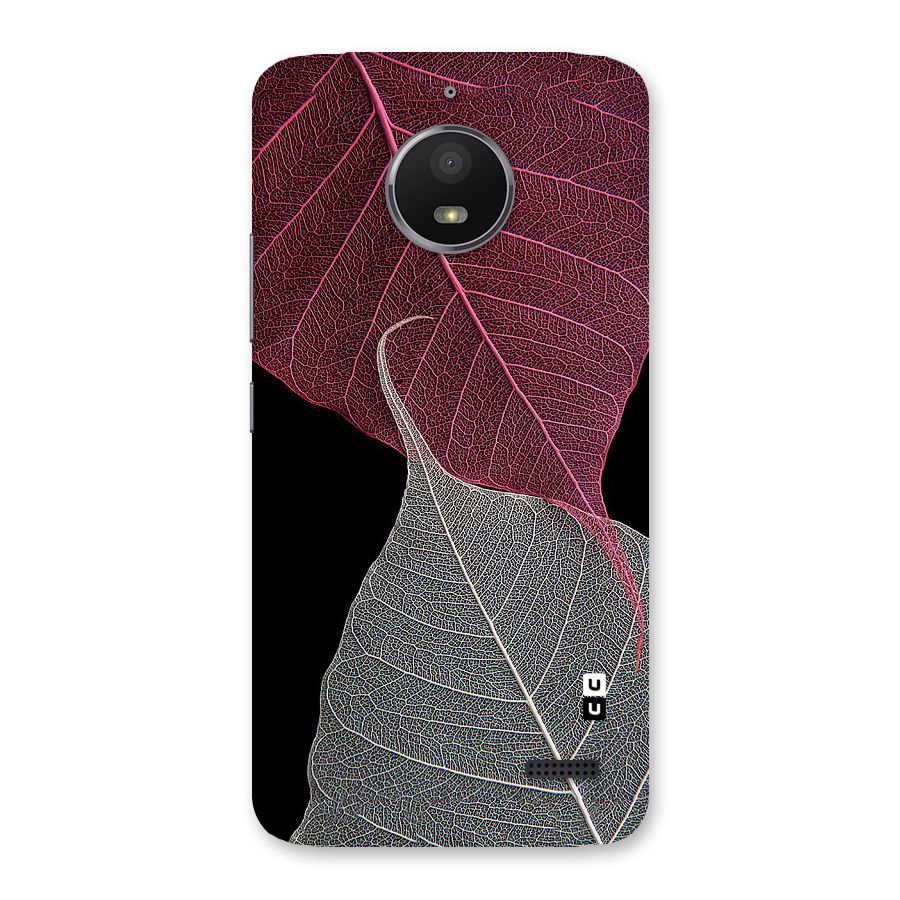 Beauty Leaf Back Case for Moto E4