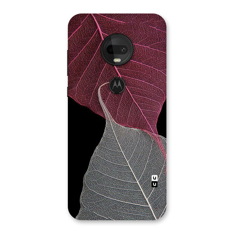 Beauty Leaf Back Case for Moto G7
