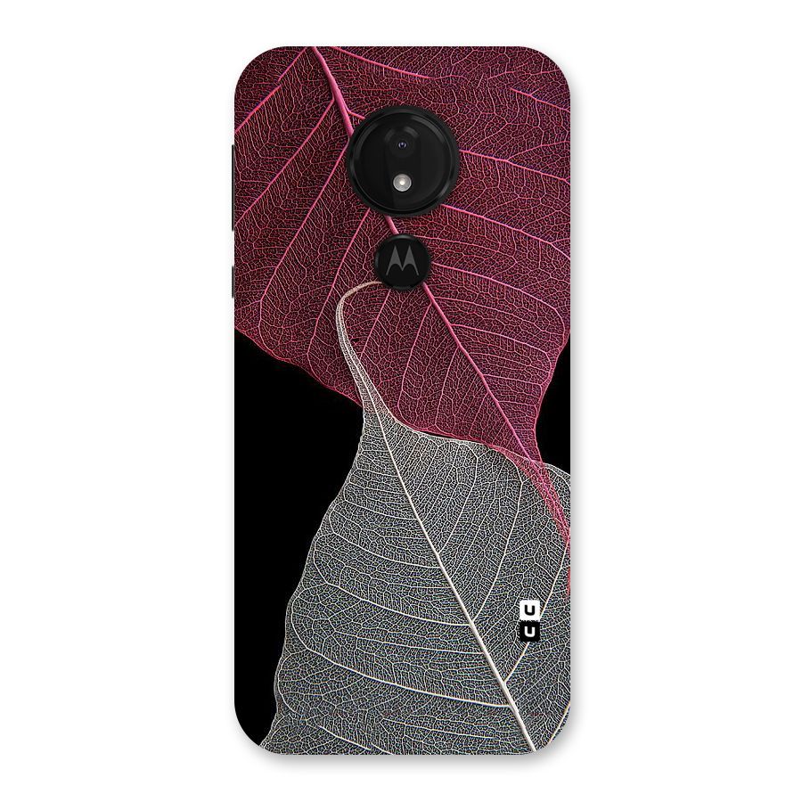 Beauty Leaf Back Case for Moto G7 Power