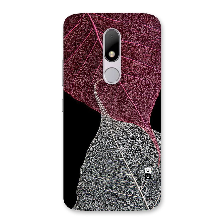Beauty Leaf Back Case for Moto M