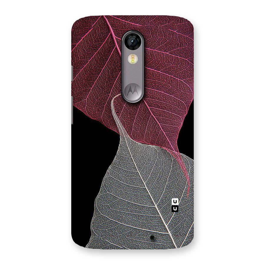 Beauty Leaf Back Case for Moto X Force