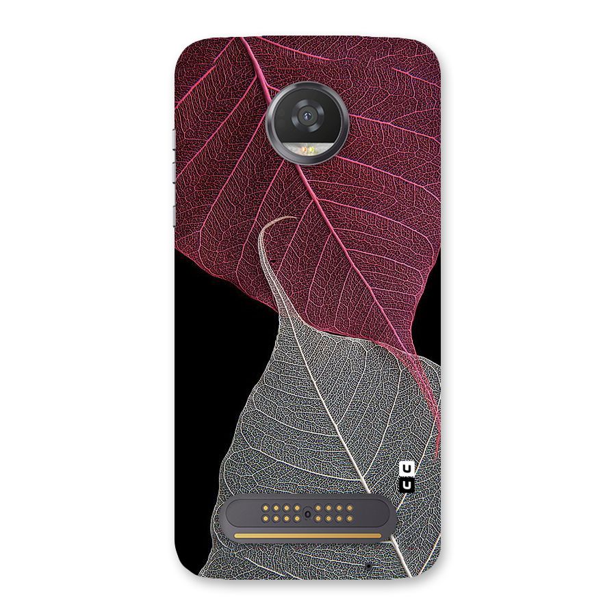 Beauty Leaf Back Case for Moto Z2 Play