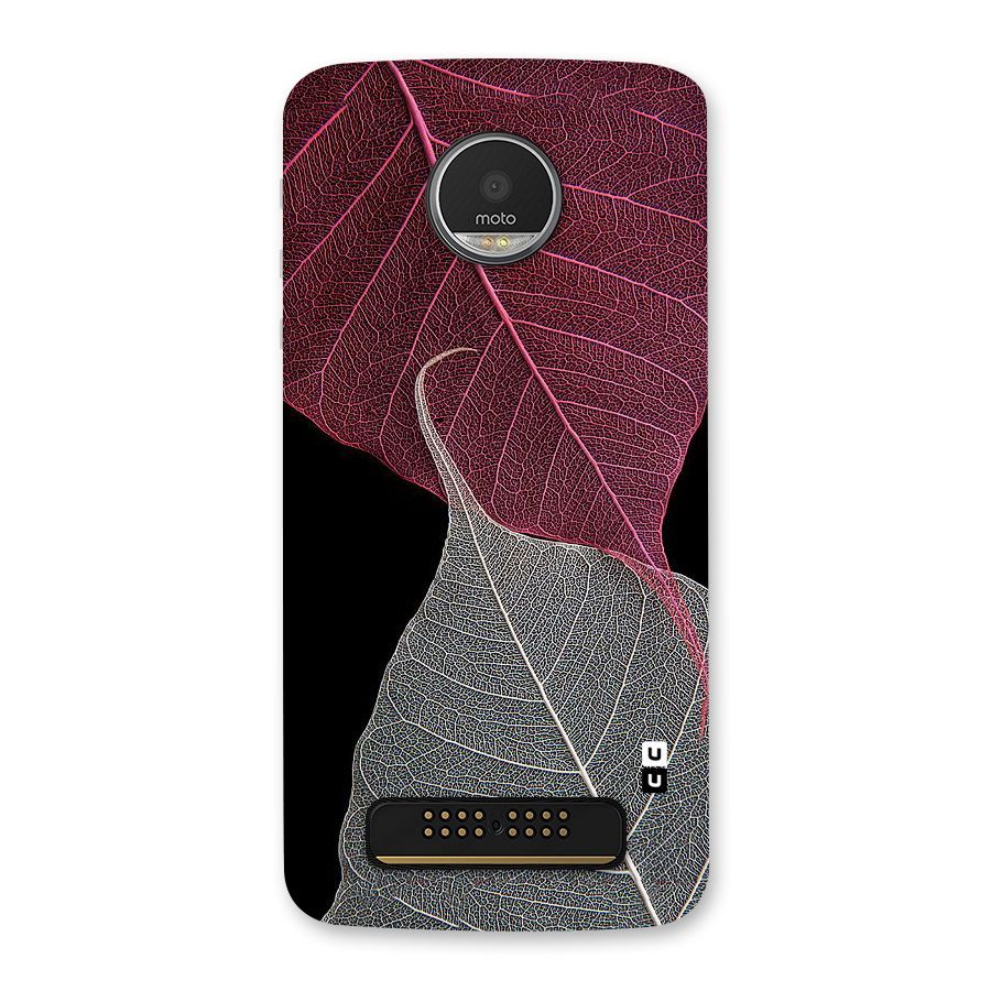 Beauty Leaf Back Case for Moto Z Play
