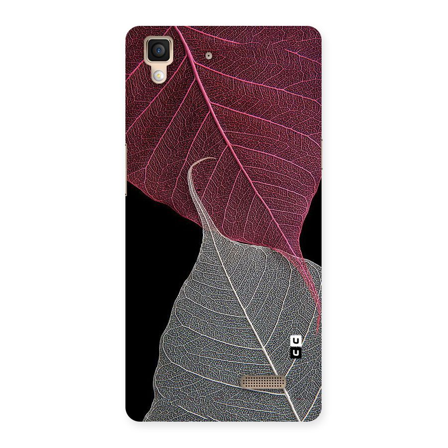 Beauty Leaf Back Case for Oppo R7