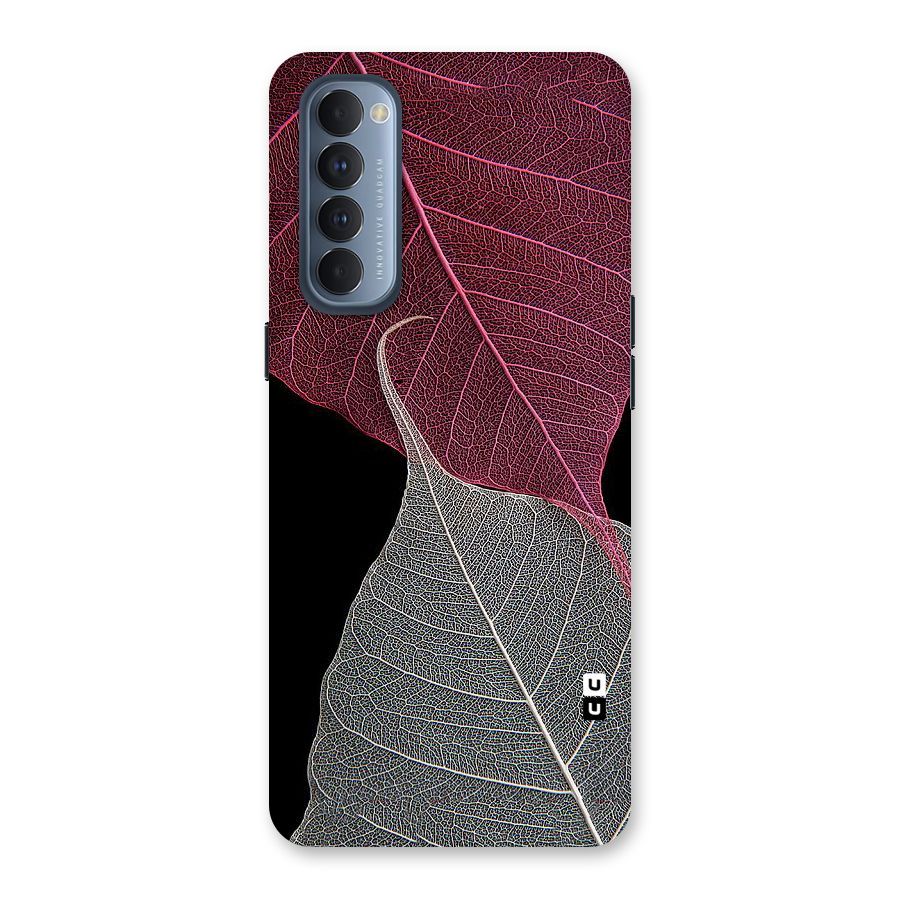 Beauty Leaf Back Case for Reno4 Pro