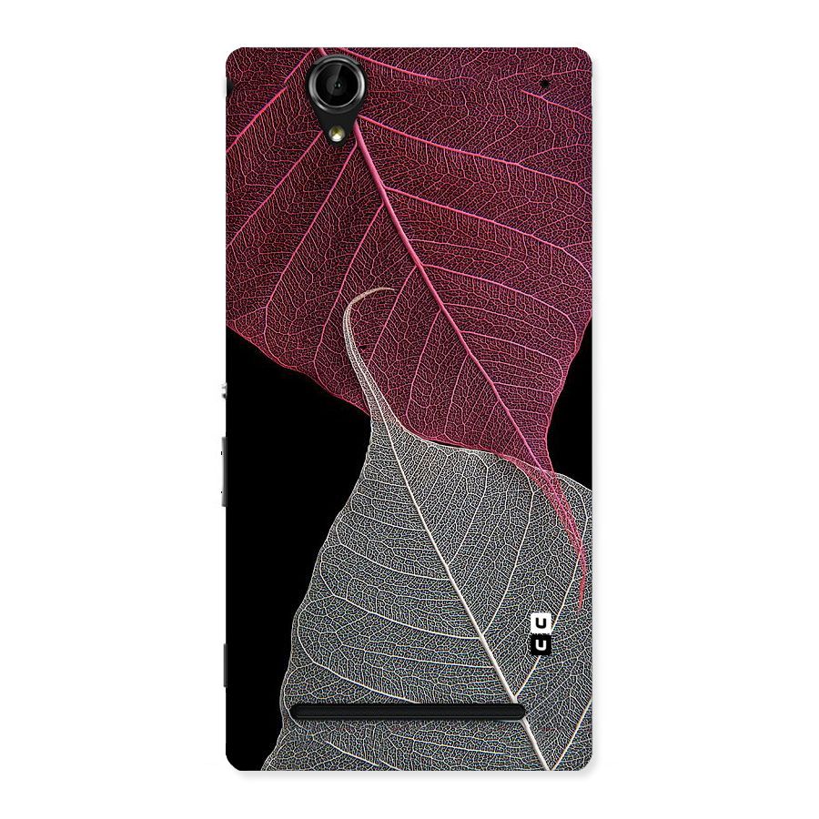 Beauty Leaf Back Case for Sony Xperia T2