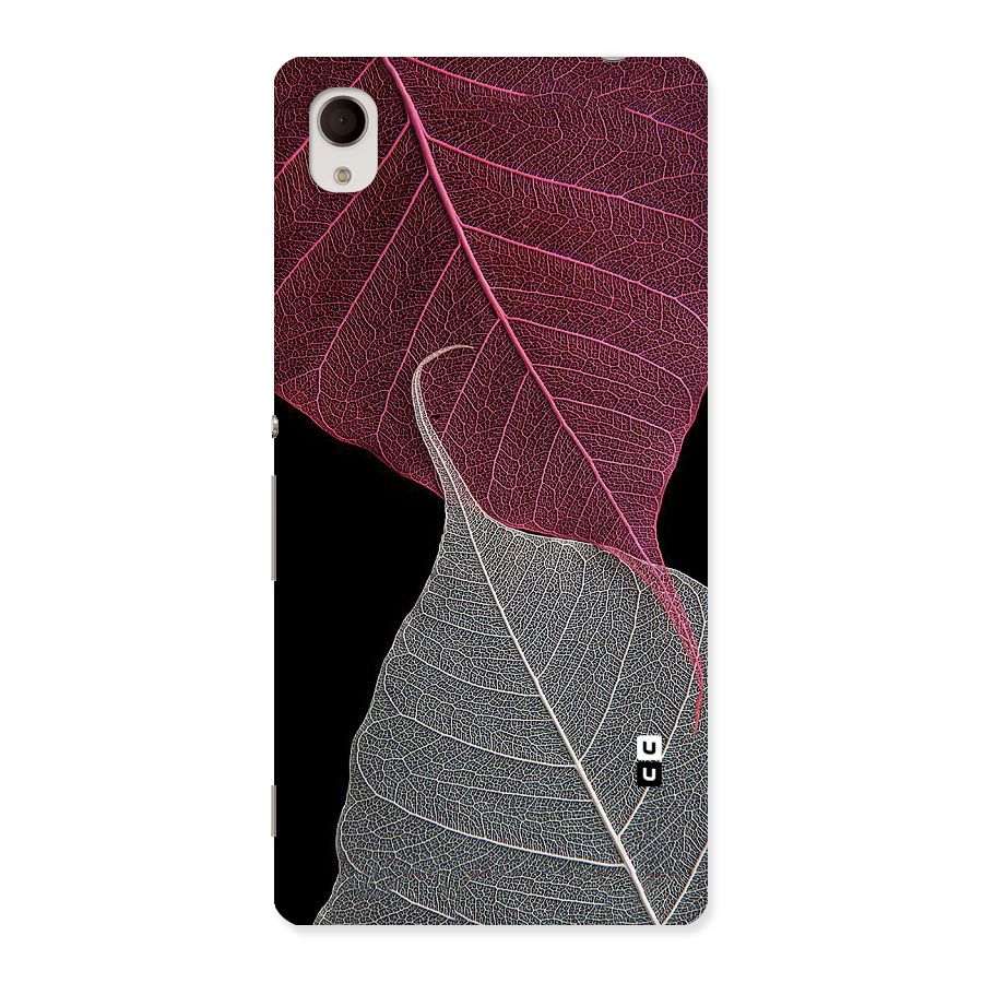 Beauty Leaf Back Case for Xperia M4 Aqua