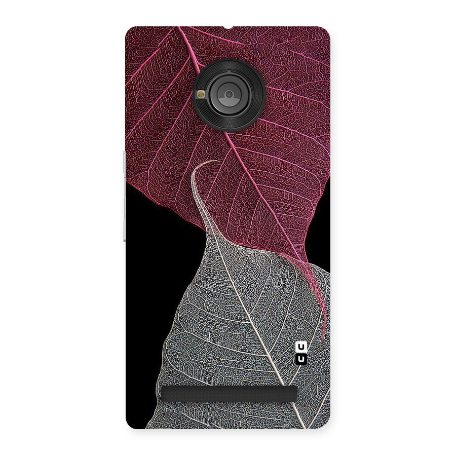 Beauty Leaf Back Case for Yu Yuphoria