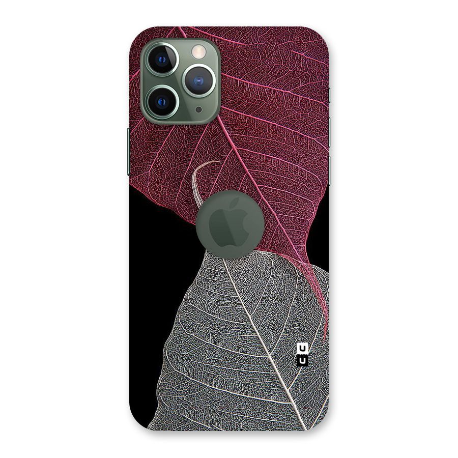Beauty Leaf Back Case for iPhone 11 Pro Logo  Cut