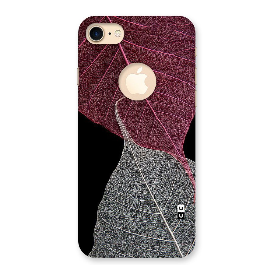 Beauty Leaf Back Case for iPhone 7 Logo Cut