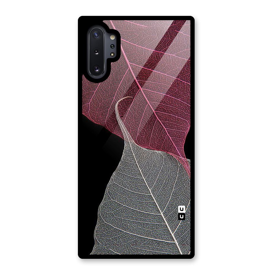 Beauty Leaf Glass Back Case for Galaxy Note 10 Plus