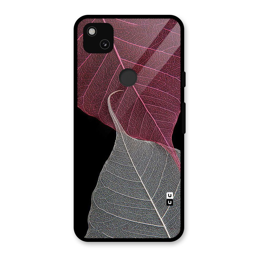 Beauty Leaf Glass Back Case for Google Pixel 4a