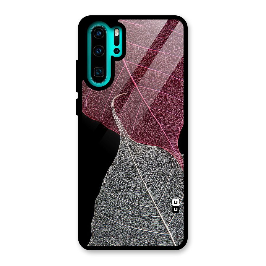 Beauty Leaf Glass Back Case for Huawei P30 Pro