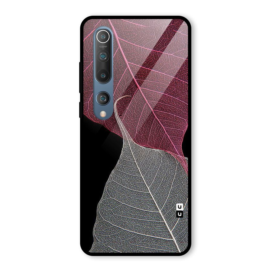 Beauty Leaf Glass Back Case for Mi 10