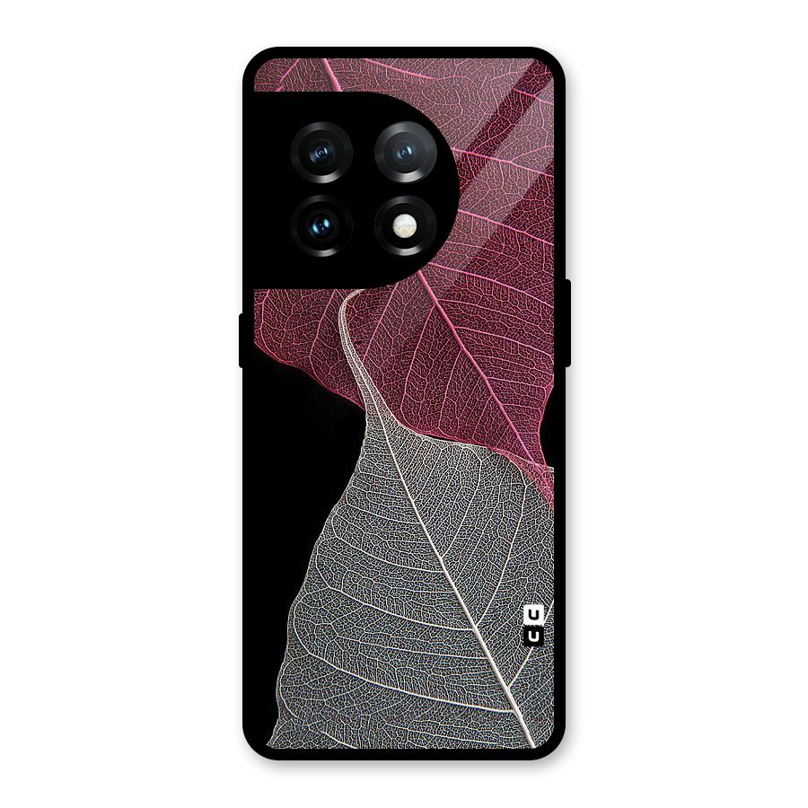 Beauty Leaf Glass Back Case for OnePlus 11