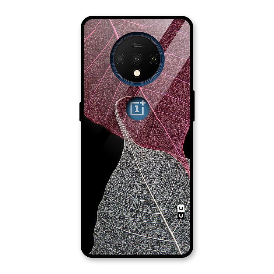 Beauty Leaf Glass Back Case for OnePlus 7T