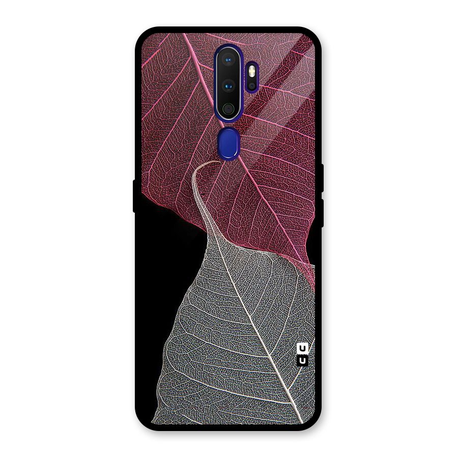 Beauty Leaf Glass Back Case for Oppo A9 (2020)