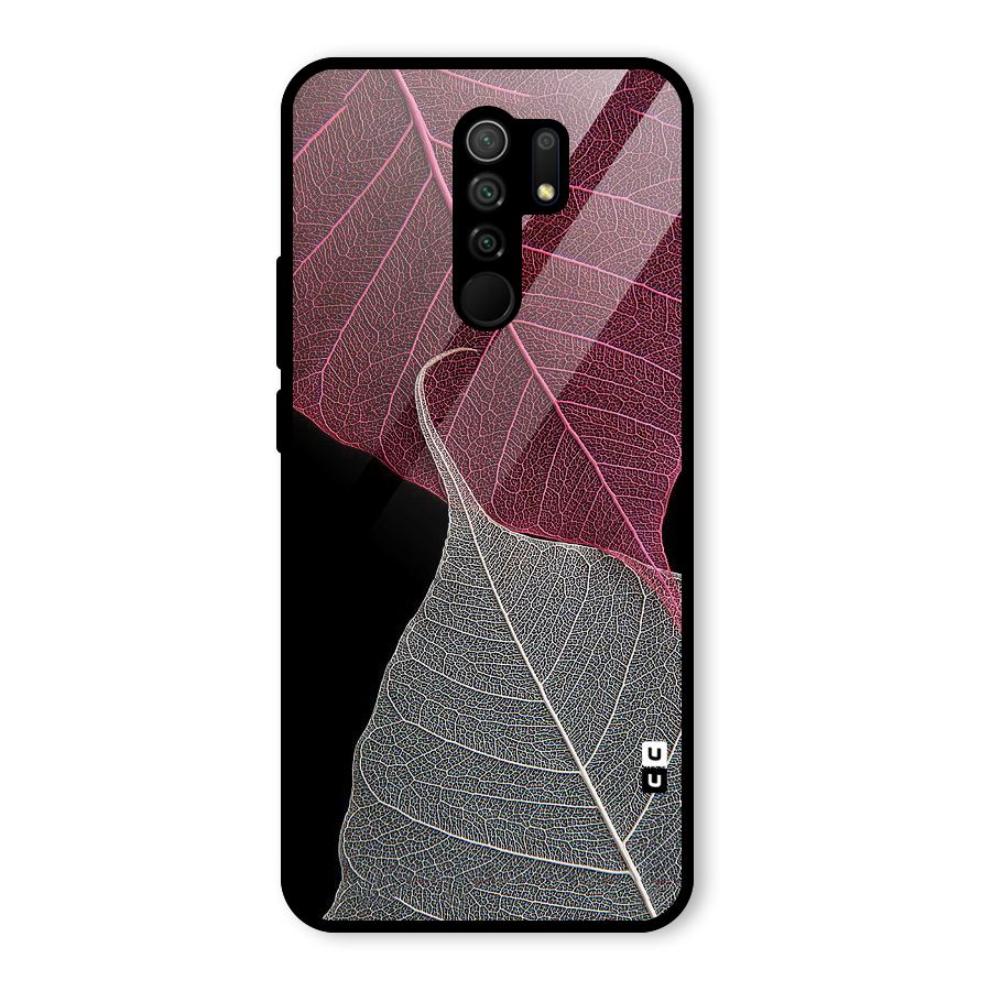 Beauty Leaf Glass Back Case for Poco M2