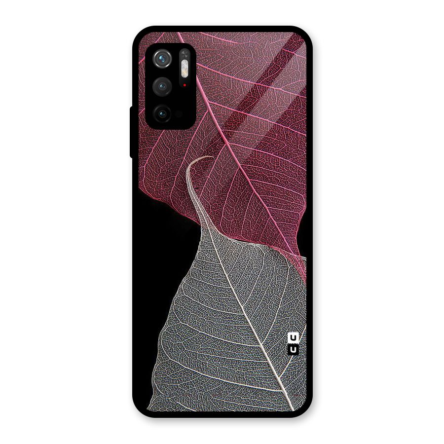 Beauty Leaf Glass Back Case for Poco M3 Pro 5G