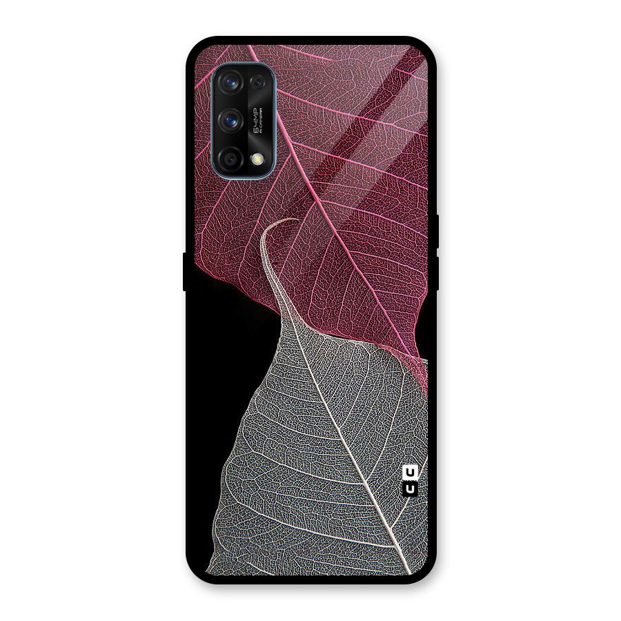Beauty Leaf Glass Back Case for Realme 7 Pro