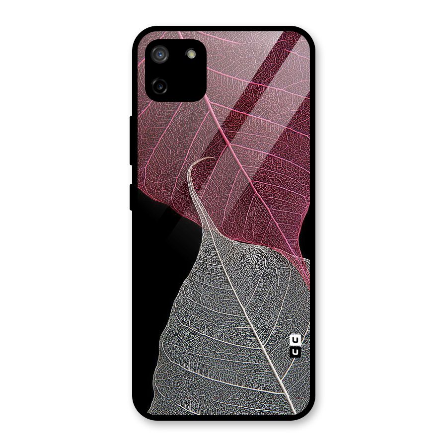 Beauty Leaf Glass Back Case for Realme C11