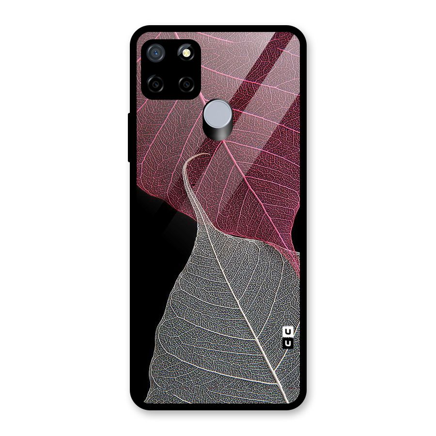 Beauty Leaf Glass Back Case for Realme C12