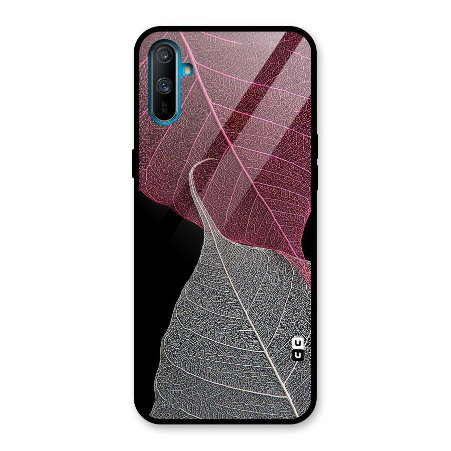 Beauty Leaf Glass Back Case for Realme C3