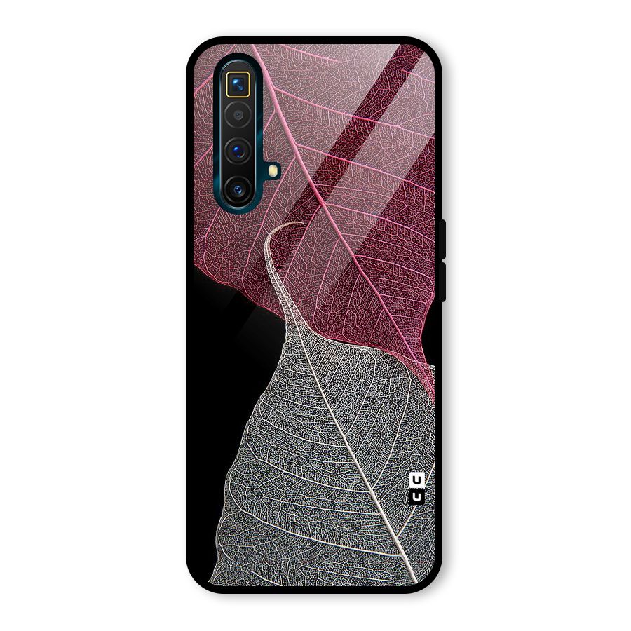 Beauty Leaf Glass Back Case for Realme X3