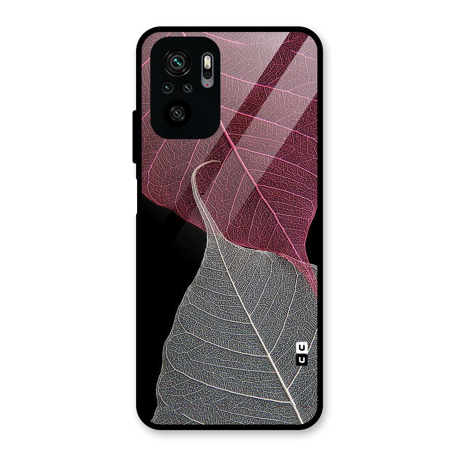 Beauty Leaf Glass Back Case for Redmi Note 11 SE