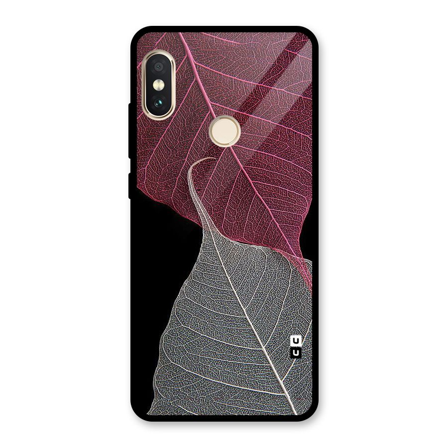 Beauty Leaf Glass Back Case for Redmi Note 5 Pro