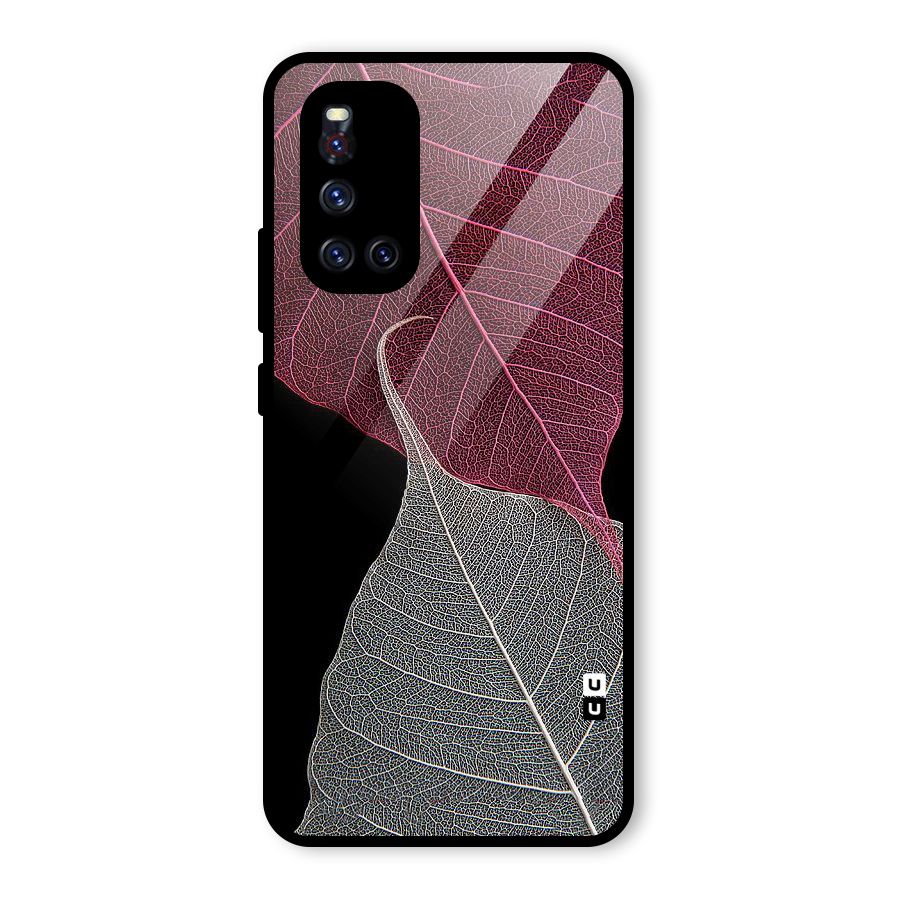 Beauty Leaf Glass Back Case for Vivo V19