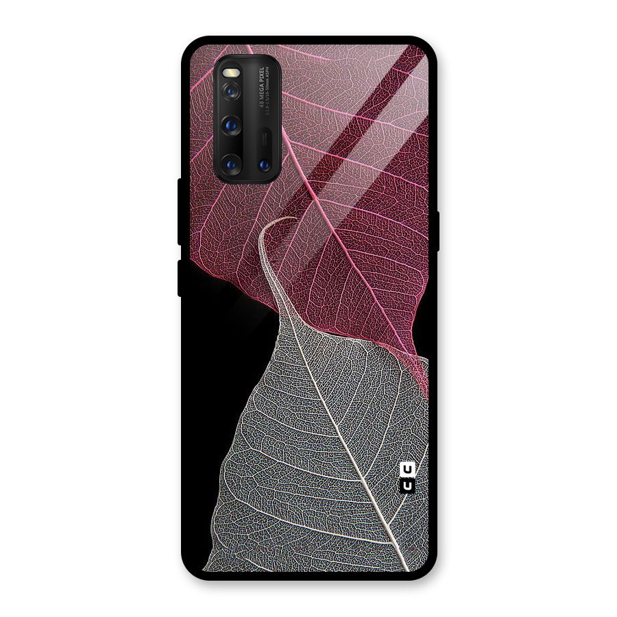 Beauty Leaf Glass Back Case for Vivo iQOO 3