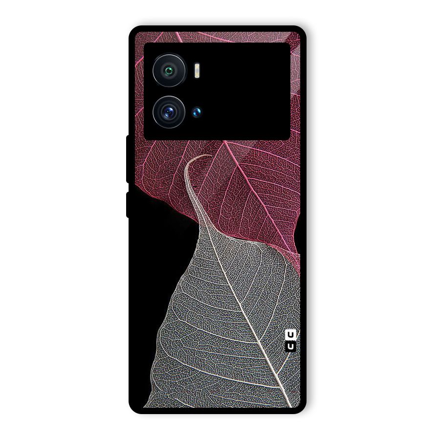 Beauty Leaf Glass Back Case for Vivo iQOO 9 Pro