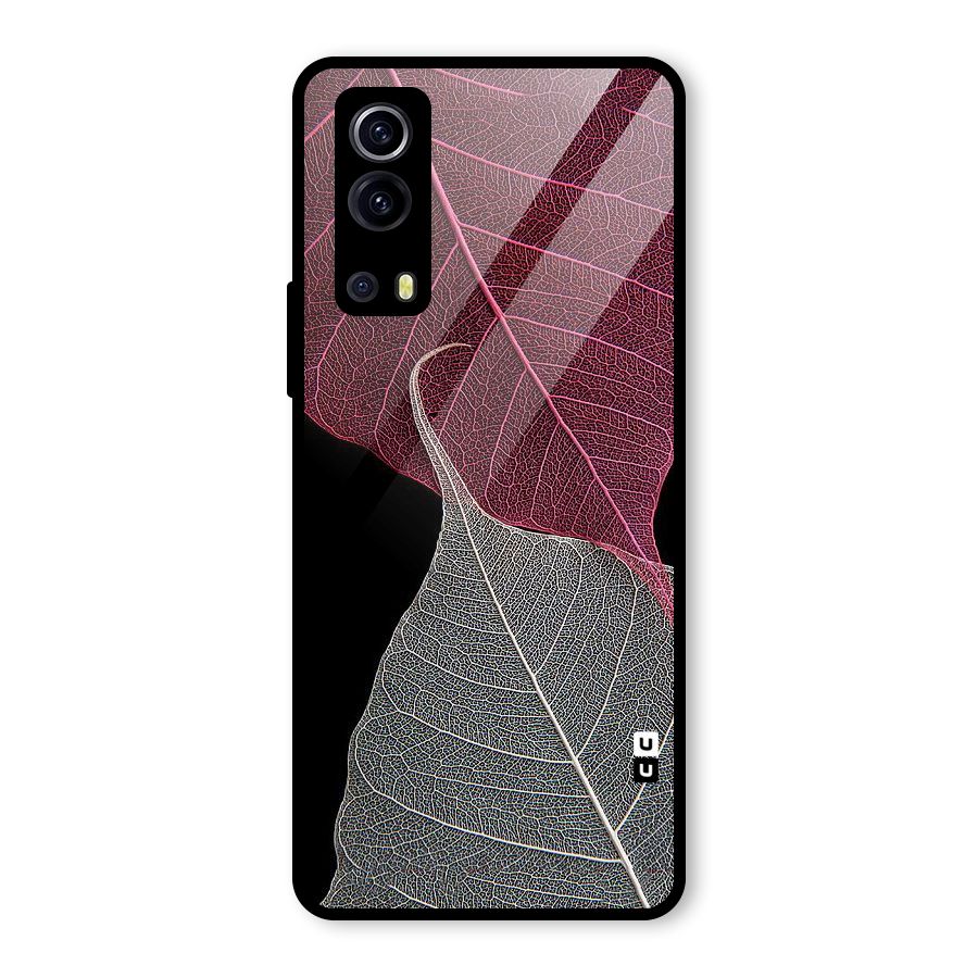Beauty Leaf Glass Back Case for Vivo iQOO Z3