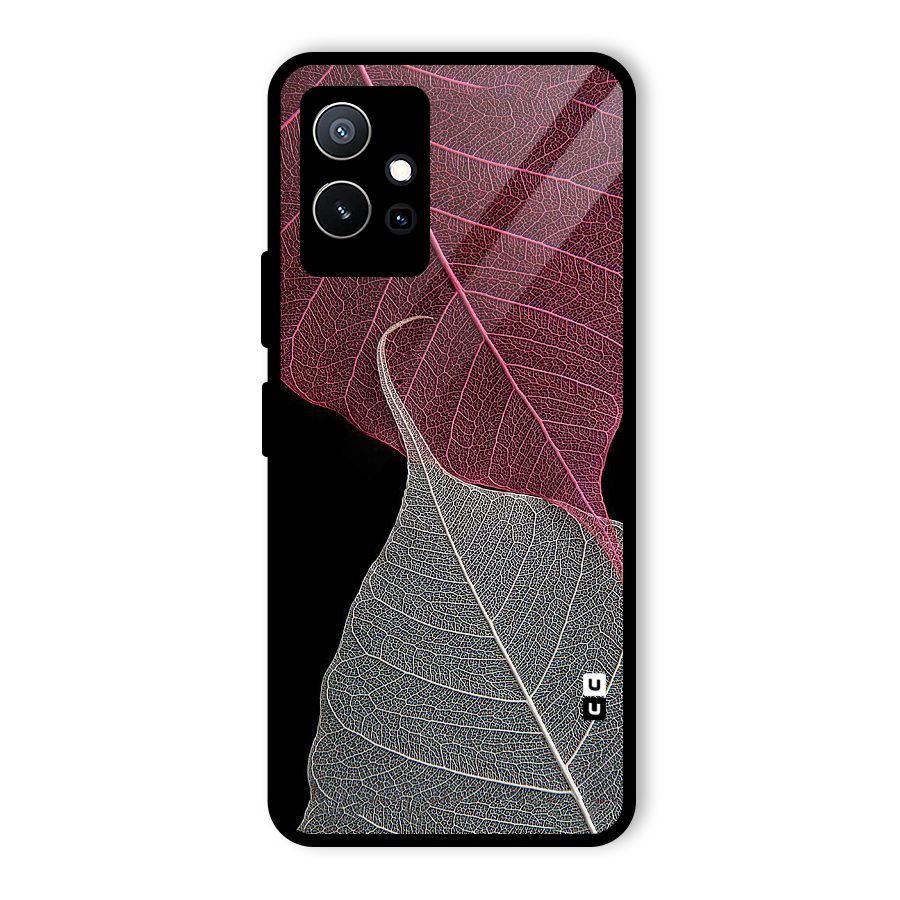 Beauty Leaf Glass Back Case for Vivo iQOO Z6