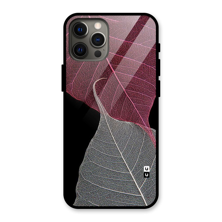 Beauty Leaf Glass Back Case for iPhone 12 Pro Max