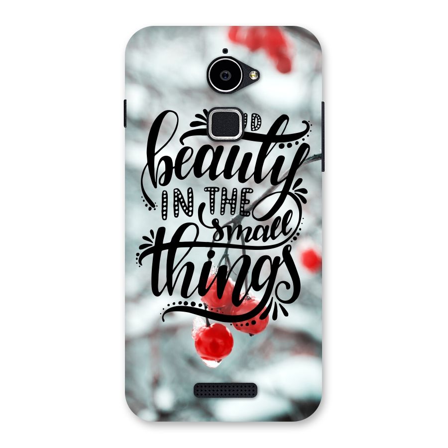 Beauty in Small Things Back Case for Coolpad Note 3 Lite