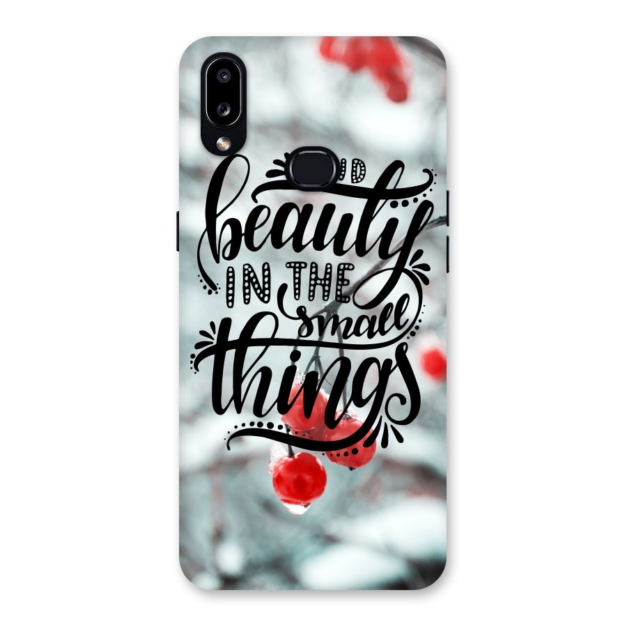 Beauty in Small Things Back Case for Galaxy A10s