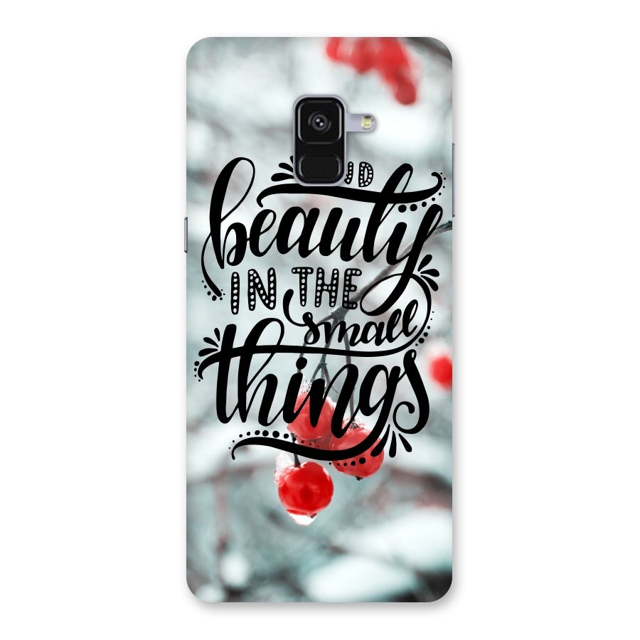 Beauty in Small Things Back Case for Galaxy A8 Plus
