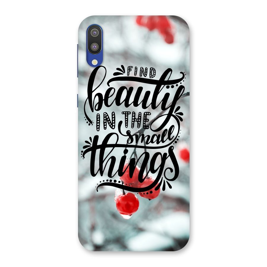 Beauty in Small Things Back Case for Galaxy M10