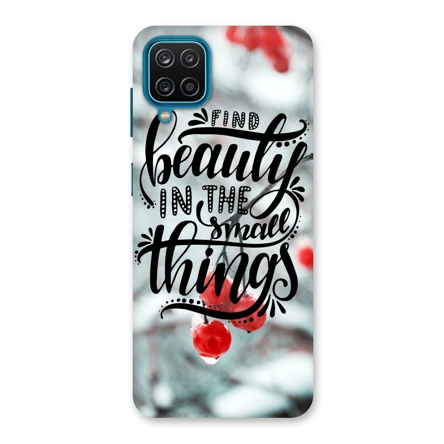 Beauty in Small Things Back Case for Galaxy M12